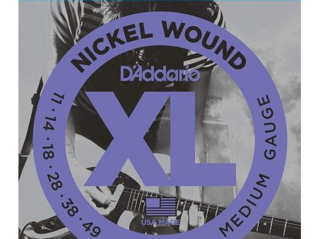 D Addario EXL115 Nickel Wound, Medium Blues-Jazz Rock, 11-49 Online