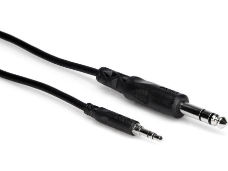 Hosa Stereo Interconnect 3.5 mm TRS to 1 4  TRS Fashion