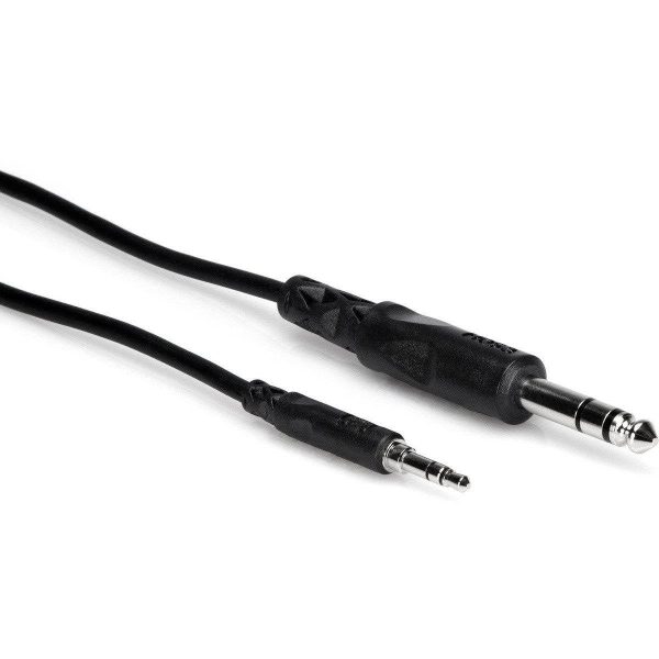 Hosa Stereo Interconnect 3.5 mm TRS to 1 4  TRS Fashion