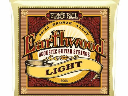 Ernie Ball 2004 Earthwood Light 80 20 Acoustic 11-52 Cheap