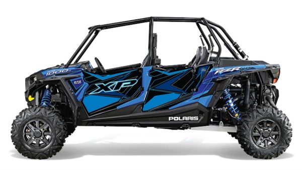 Trail Armor GenX Slide On Four Door Graphics Kit - 2015 RZR 4 XP 1000 EPS Voodoo Blue Sale