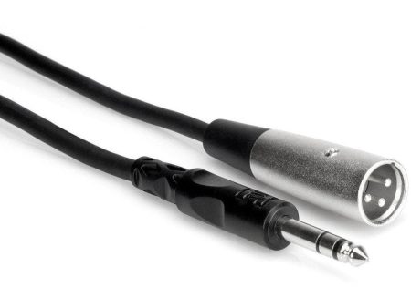 Hosa Balanced Interconnect 1 4  TRS to XLR3M on Sale