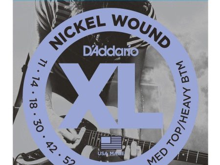 D Addario EXL116 Nickel Wound, Medium Top Heavy Bottom, 11-52 For Sale