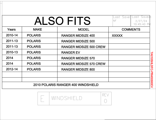 Trail Armor Polaris Ranger Midsize 400, 500, EV, 800, 570 Fast Clamp CoolFlo Windshield on Sale