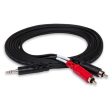 Hosa Y CABLE 3.5MM TRS - RCA 15FT - CMR215 on Sale