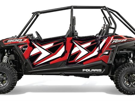 Trail Armor GenX Slide On Four Door Graphics Kit - 2015 RZR 4 900 EPS Havasu Red Pearl For Sale