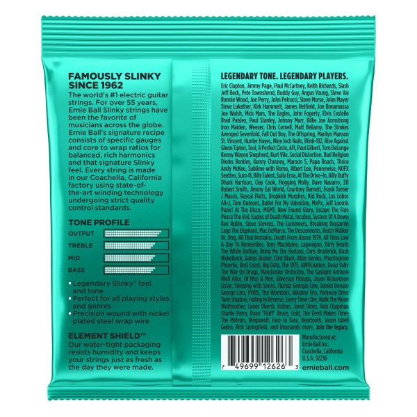 Ernie Ball Not Even Slinky Electric Guitar Strings 2626 For Cheap