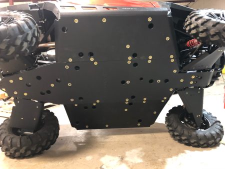 Trail Armor Polaris General 1000 and General XP 1000 Full Skids with Standard Slider Nerfs or Trimmed for Polaris Kick Out Steel Rock Sliders 2016-2023 For Cheap