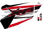 Trail Armor GenX Slide On Two Door Graphics Kit - 2014 RZR XP 1000 White Lightning For Sale