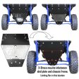 Polaris RZR Pro XP X-Brace for UHMW Skid Plate Online Hot Sale