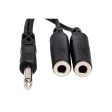 Hosa Y Cable Mono 1 4  Male to Two Mono 1 4  Female YPP111 on Sale