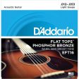 D Addario EFT16 Phosphor Bronze Flat Tops, Light, 12-53 Online Hot Sale