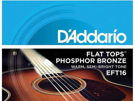 D Addario EFT16 Phosphor Bronze Flat Tops, Light, 12-53 Online Hot Sale