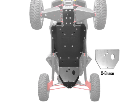 Polaris RZR RS1 X-Brace for UHMW Skid Plate Online now