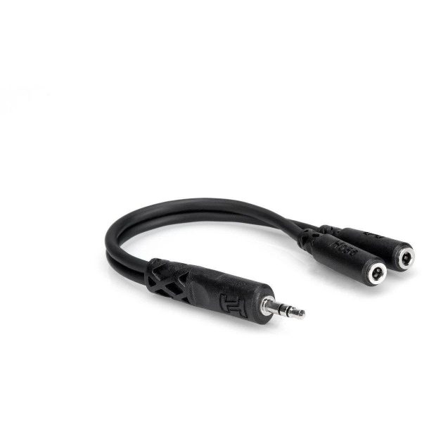 Hosa Y Cable 3.5 mm TRS to Dual 3.5 mm TRSF, YMM232 Online now