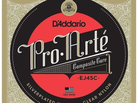 D Addario EJ45C Pro-Arté Composite Classical Guitar Strings Normal Tension on Sale