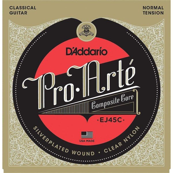 D Addario EJ45C Pro-Arté Composite Classical Guitar Strings Normal Tension on Sale