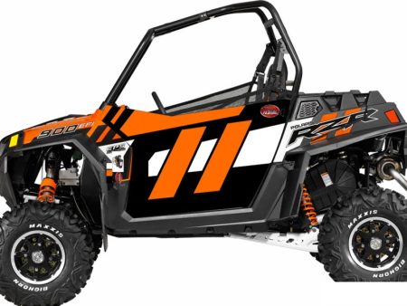 Trail Armor Slimline Two Door Graphics Kit - 2014 RZR 900 Orange Madness Online Hot Sale