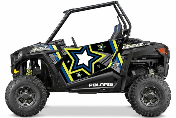 Trail Armor GenX Two Door Graphics Kit -  2015 RZR S 900 EPS Black Pearl Sale