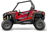 Trail Armor GenX Two Door Graphics Kit -  2015  RZR S 900 EPS Havasu Red Pearl Sale