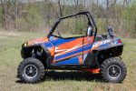 Trail Armor Slimline Two Door Graphics Kit - 2013 RZR XP 900 Orange Madness For Cheap