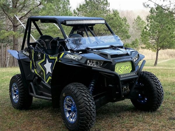 Trail Armor Slimline EZ On Two Door Graphics Kit -  2015 RZR S 900 EPS Black Pearl Sale