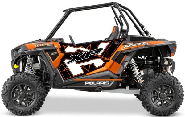 Trail Armor GenX Two Door Graphics Kit  - 2014 RZR XP 1000 Nuclear Sunset on Sale