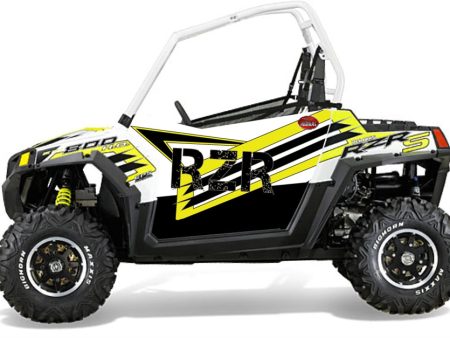 Trail Armor Slimline Two Door Graphics Kit - 2014 RZRS 800 LE WHITE LIGHTNING Online